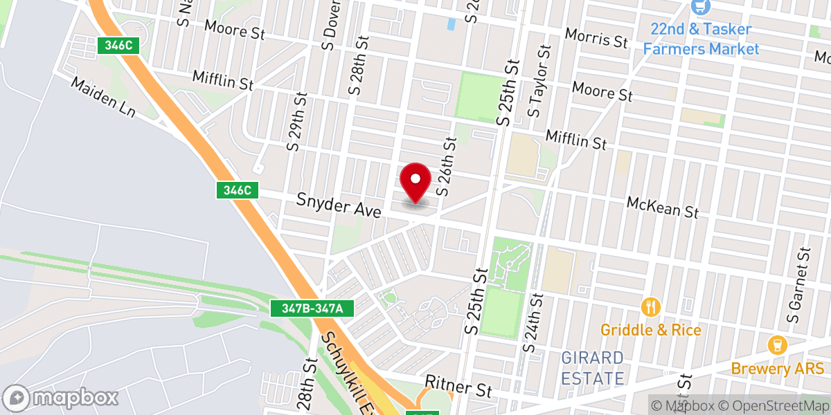 Map showing location of The Neighborhood Church