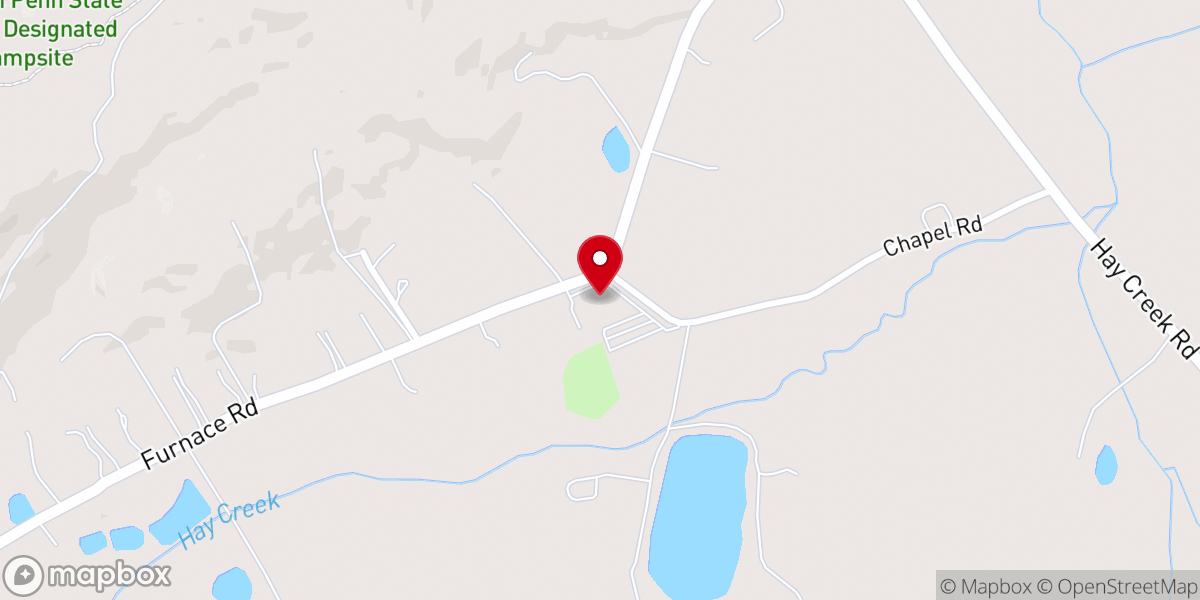 Map showing location of High Point Baptist Chapel