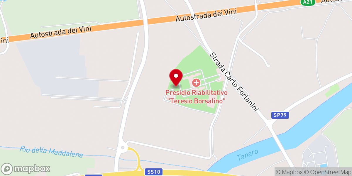 Map showing location of Chiesa di Ignazio Gardella