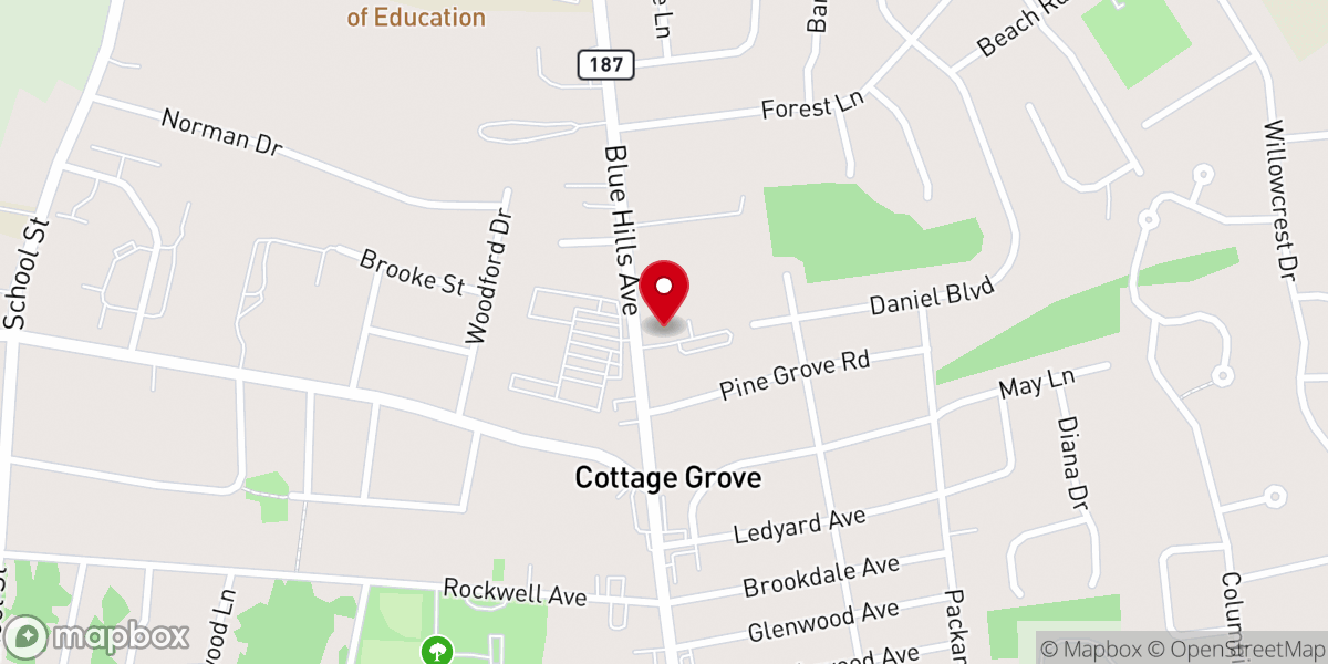 Map showing location of Hope Seventh-day Adventist Church