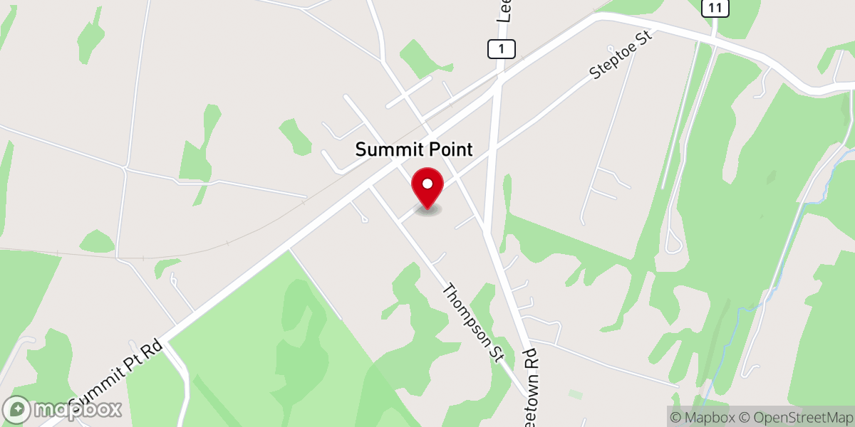 Map showing location of Summit Point Memorial United Methodist