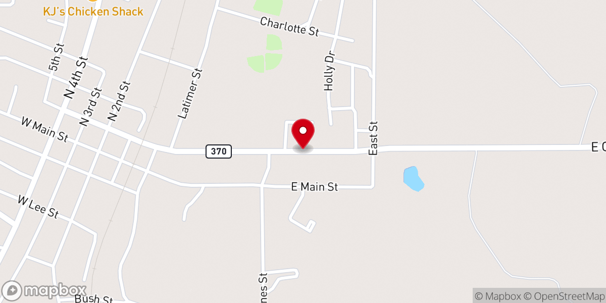 Map showing location of Parkview Missionary Baptist