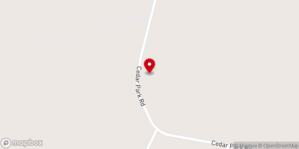 Map showing location of Green Grove Church