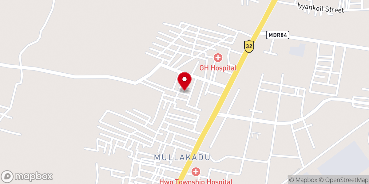 Map showing location of SPIC NAGAR AG CHURCH