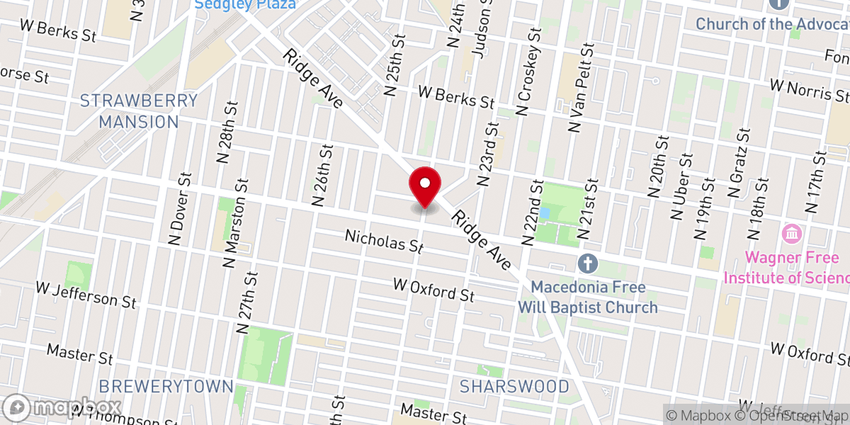 Map showing location of House of Prayer 7TH Day Sabbath Kee Ping Church