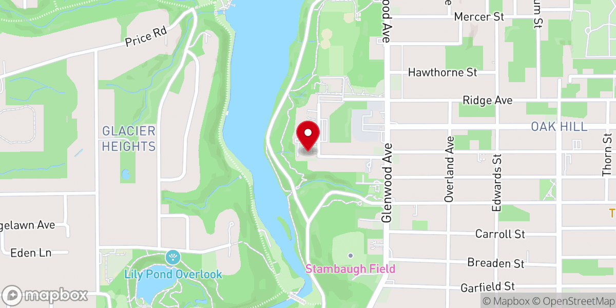 Map showing location of Third Baptist Church