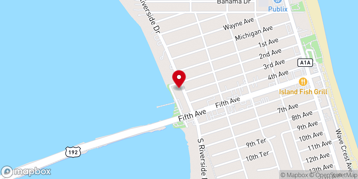 Map showing location of Eastminster Presbyterian Church