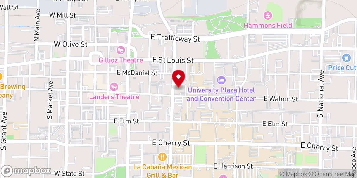 Map showing location of Christ Episcopal Church