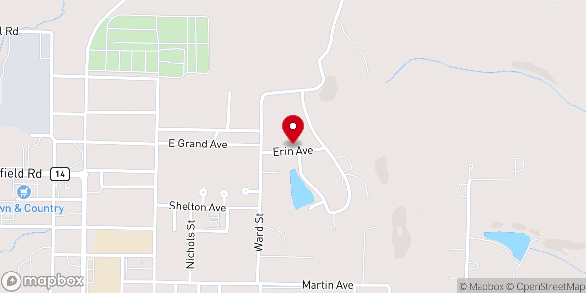 Map showing location of Destination Church