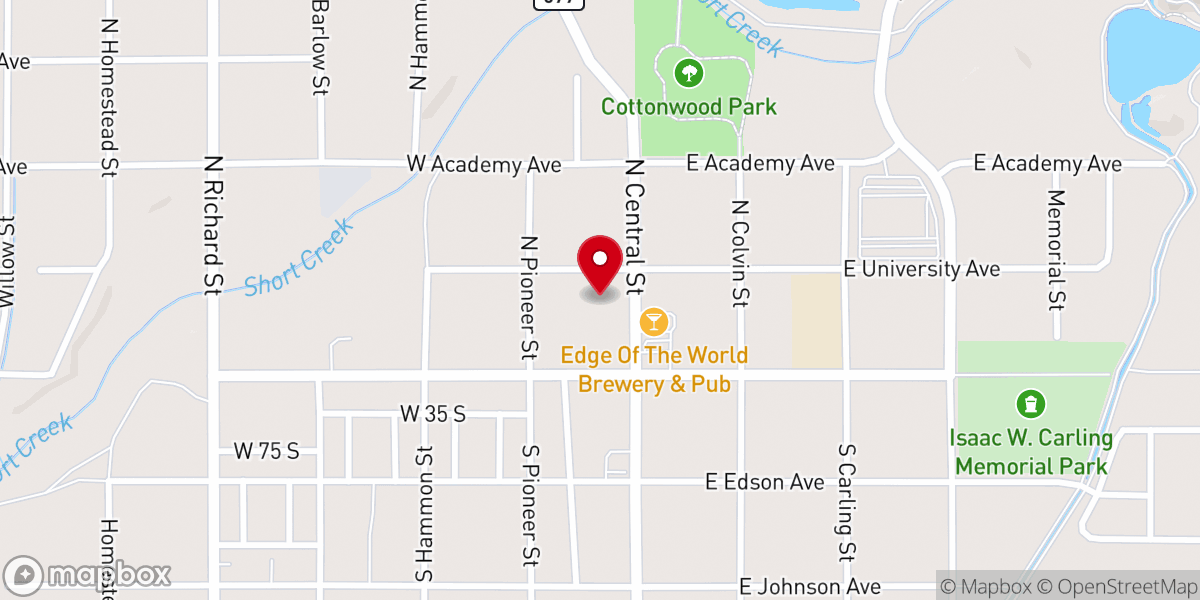 Map showing location of City Help Center