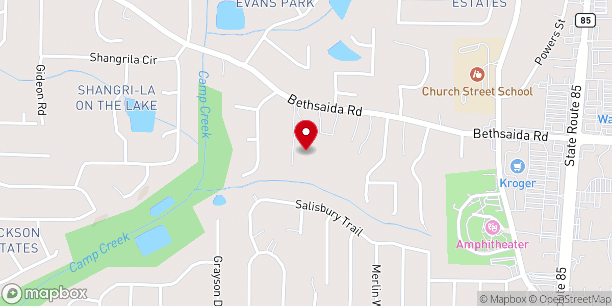 Map showing location of RIVERDALE CHRISTIAN CHURCH