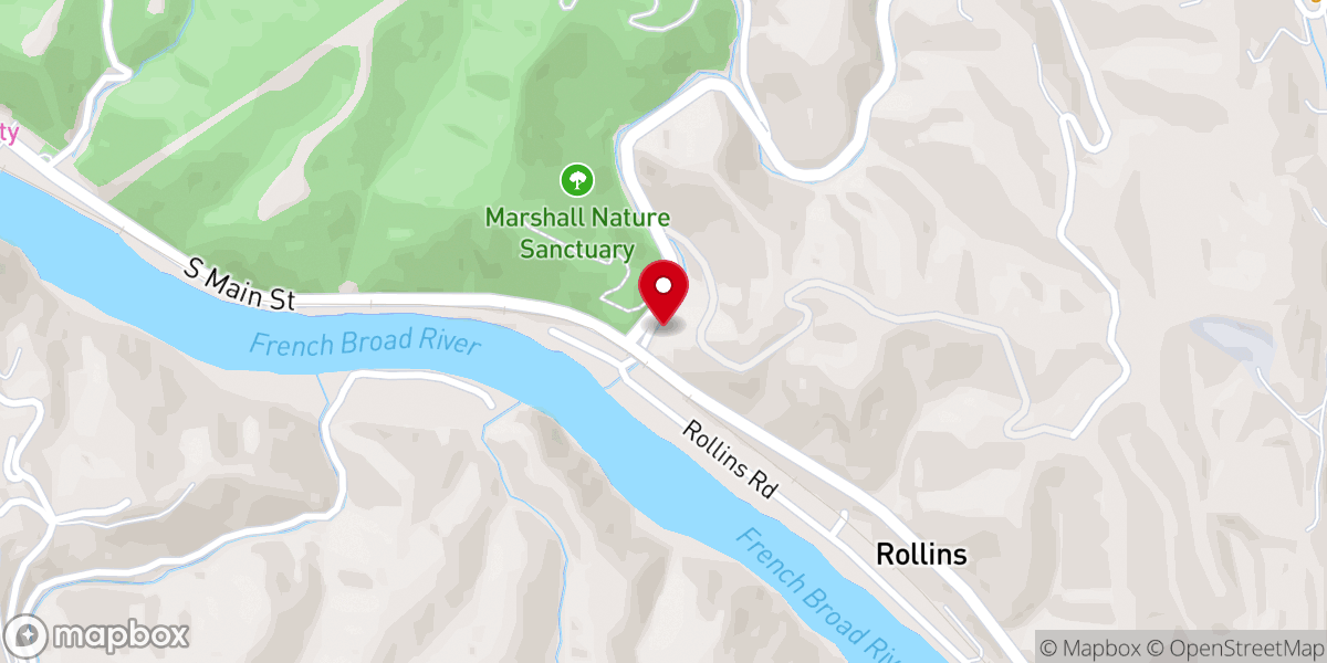 Map showing location of Ponders Chapel House of Prayer