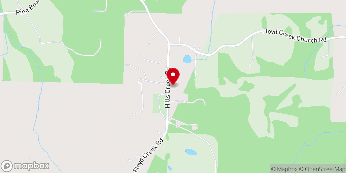 Map showing location of Cornerstone Independent Baptist Church