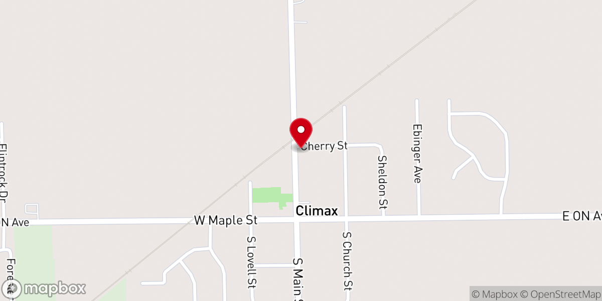 Map showing location of Climax Crescent