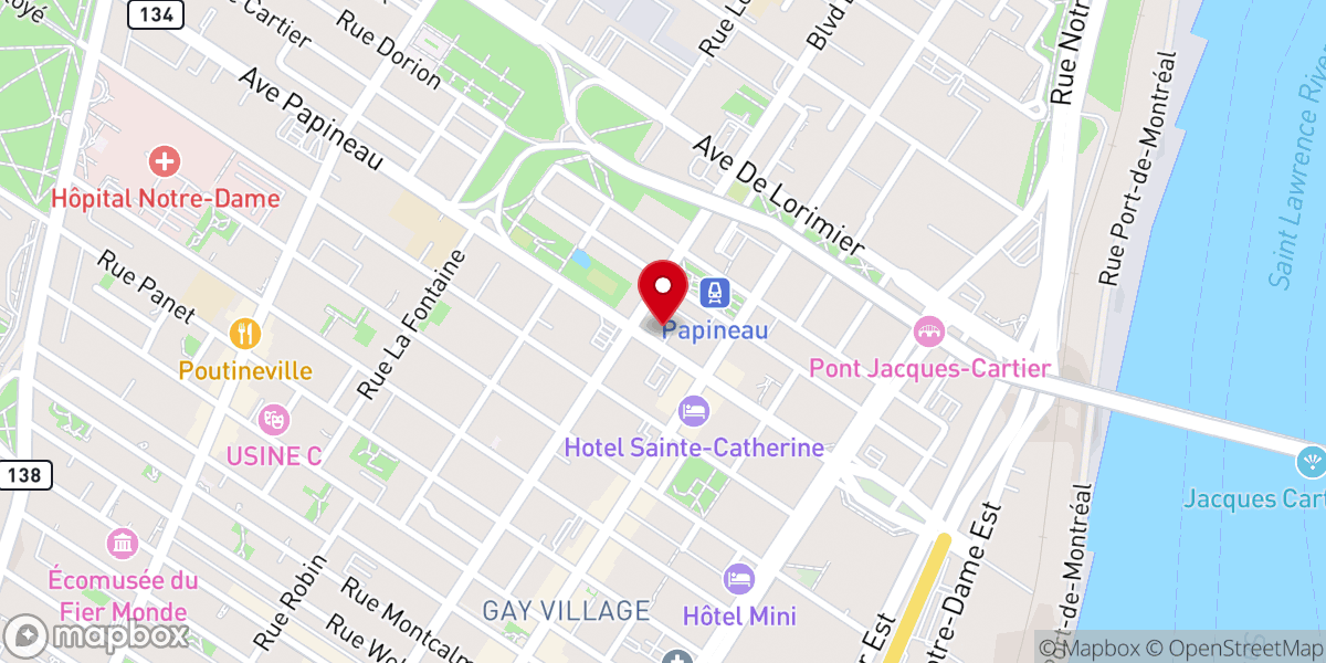 Map showing location of Gospel Life Church