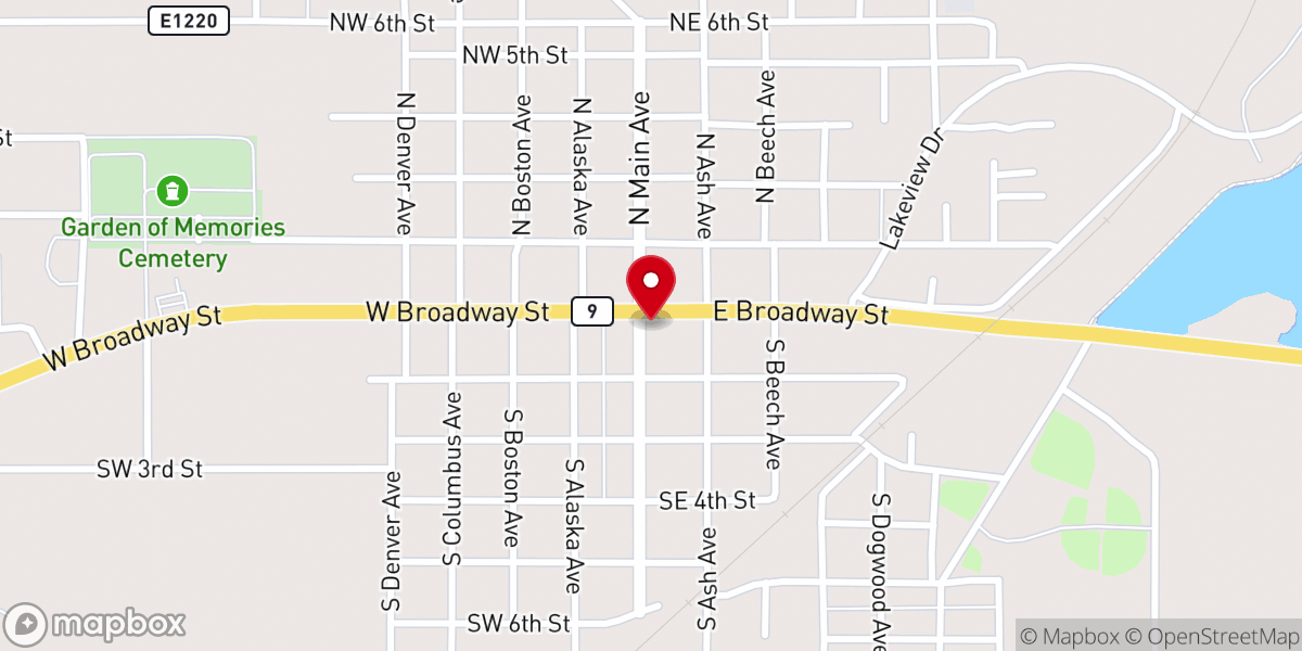 Map showing location of Victory Worship Center - Food Distribution Center