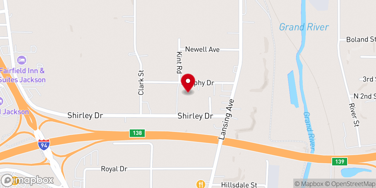 Map showing location of Mt Hope Community Church