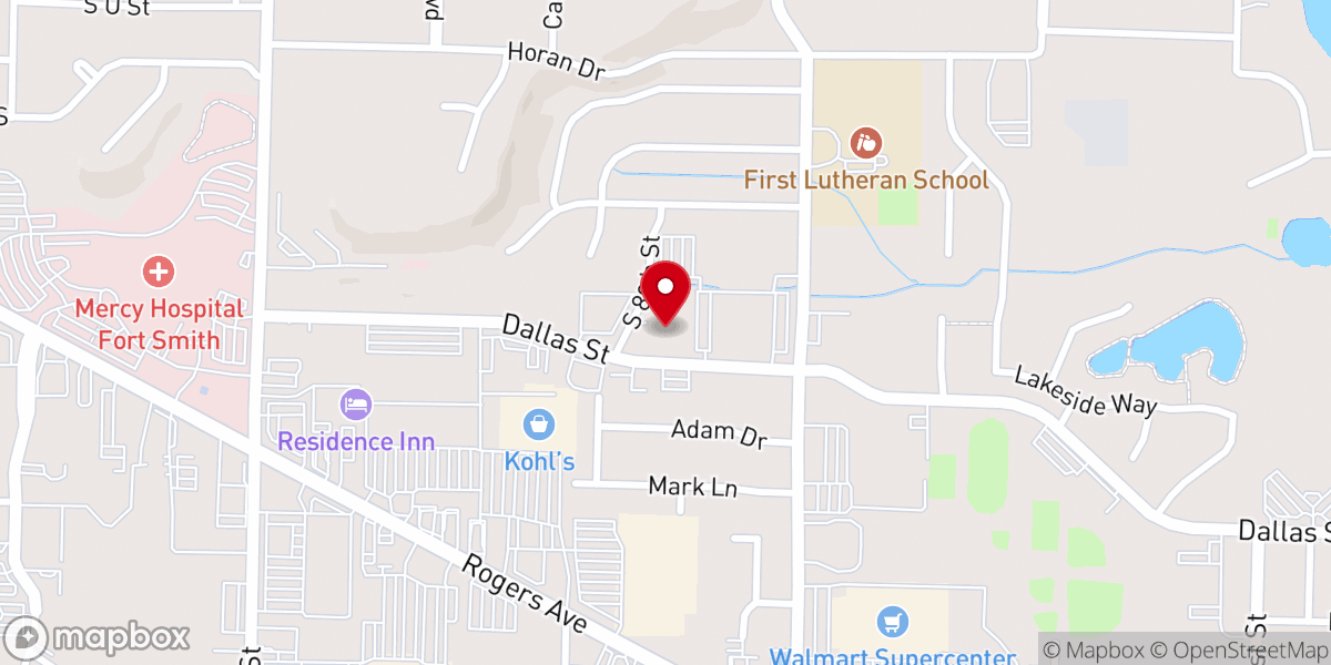 Map showing location of Amp'd Facility