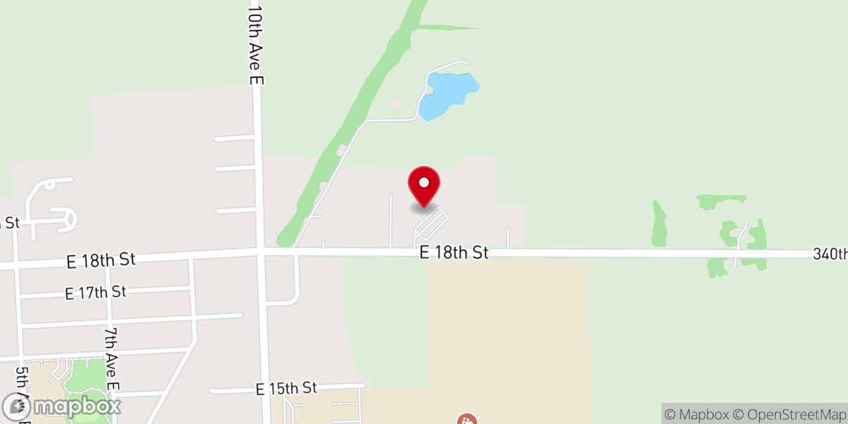 Map showing location of First English Lutheran Church