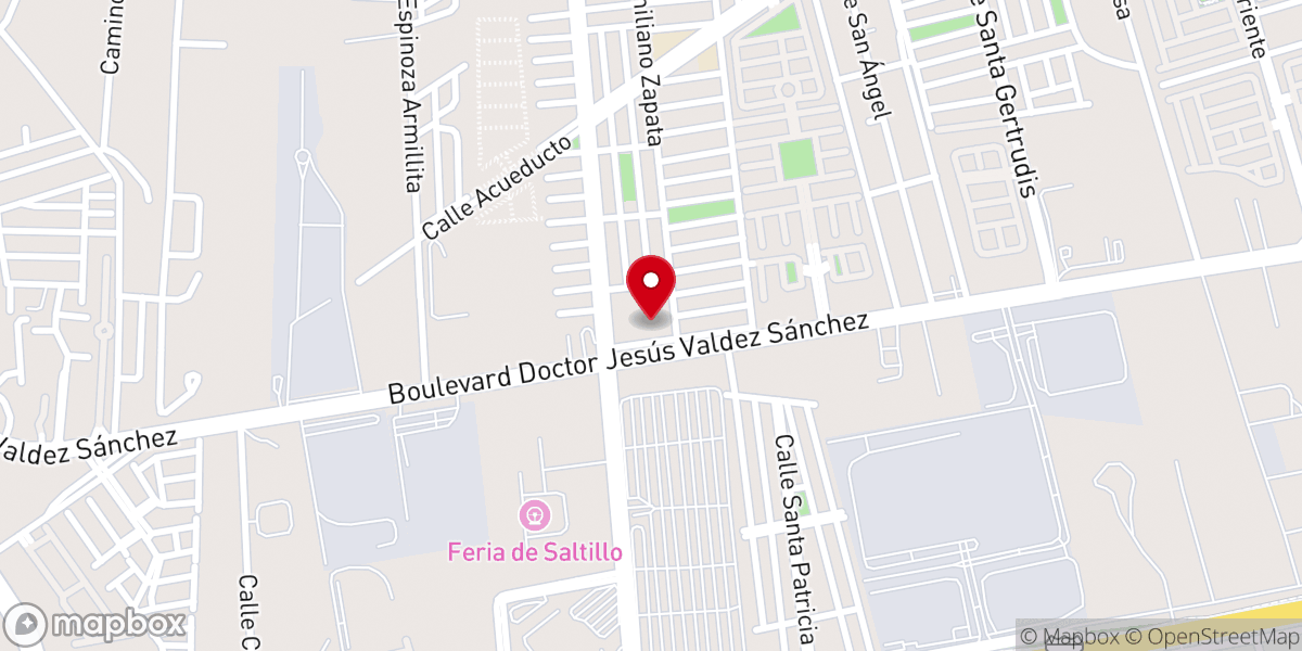 Map showing location of La Iglesia de Jesucristo de los Santos de los Últimos Días