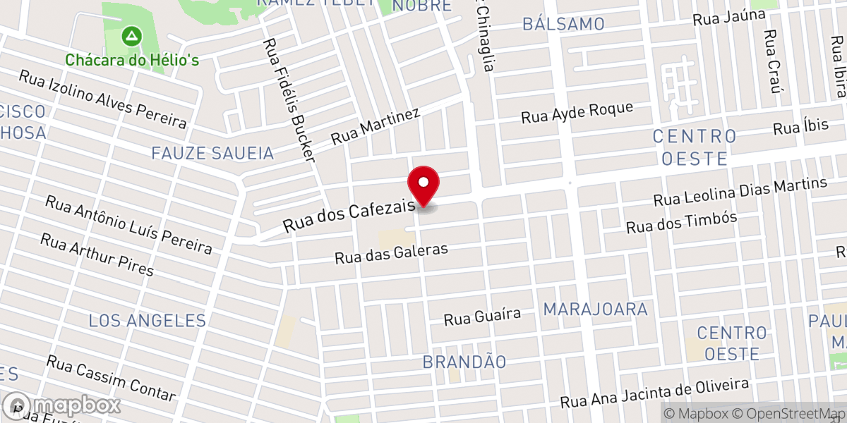 Map showing location of Igreja Universal do Reino de Deus