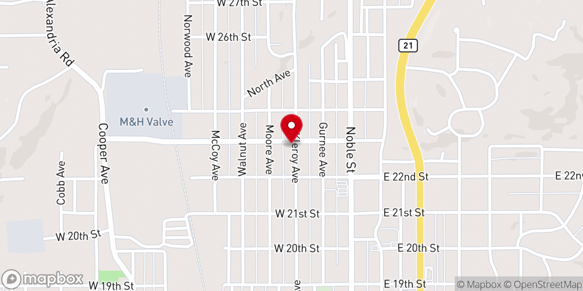 Map showing location of Refuge II Church of our Lord Jesus Christ