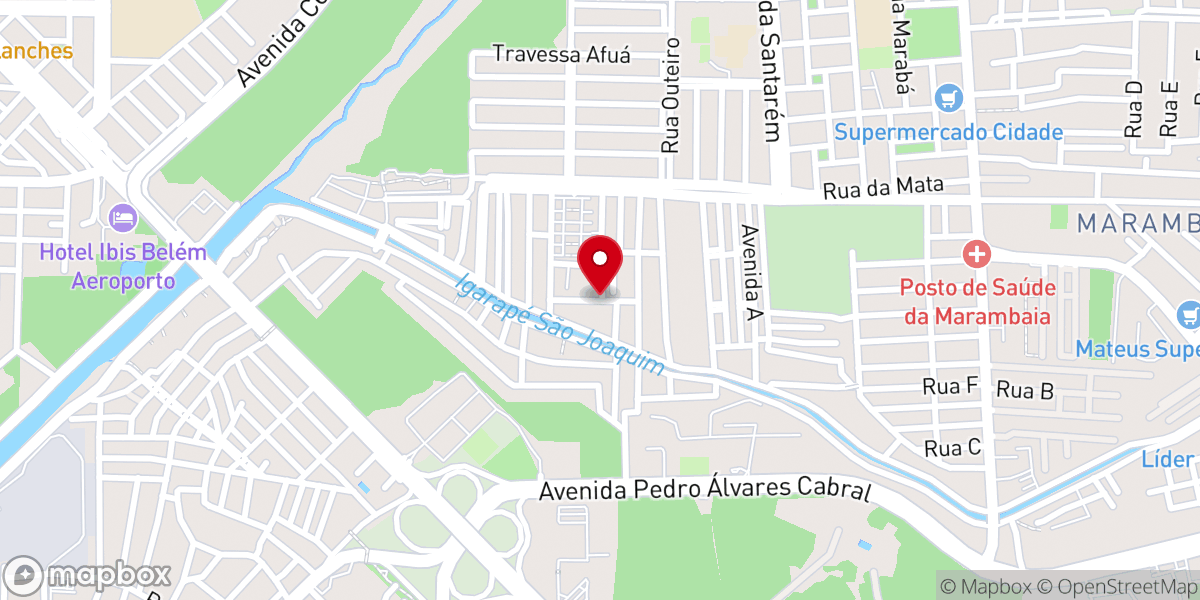 Map showing location of Igreja Pentecostal de Missões