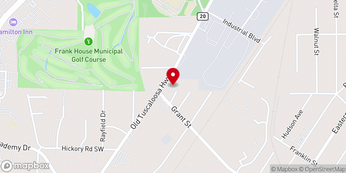 Map showing location of The Sanctuary Apostolic Pentecostal Church