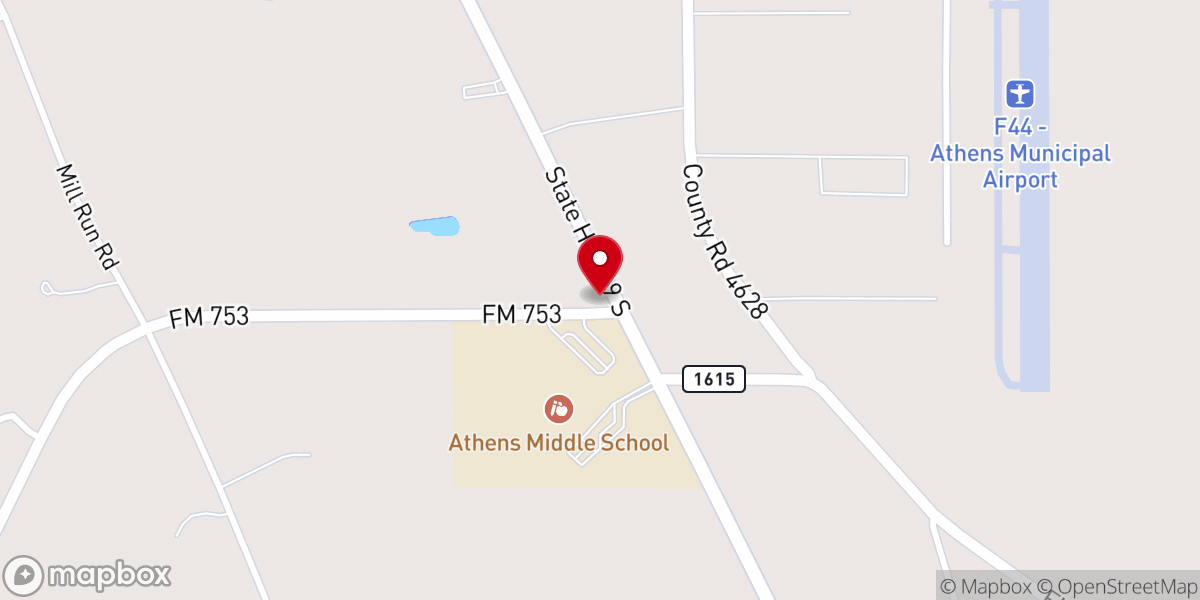 Map showing location of Wesley United Methodist Church