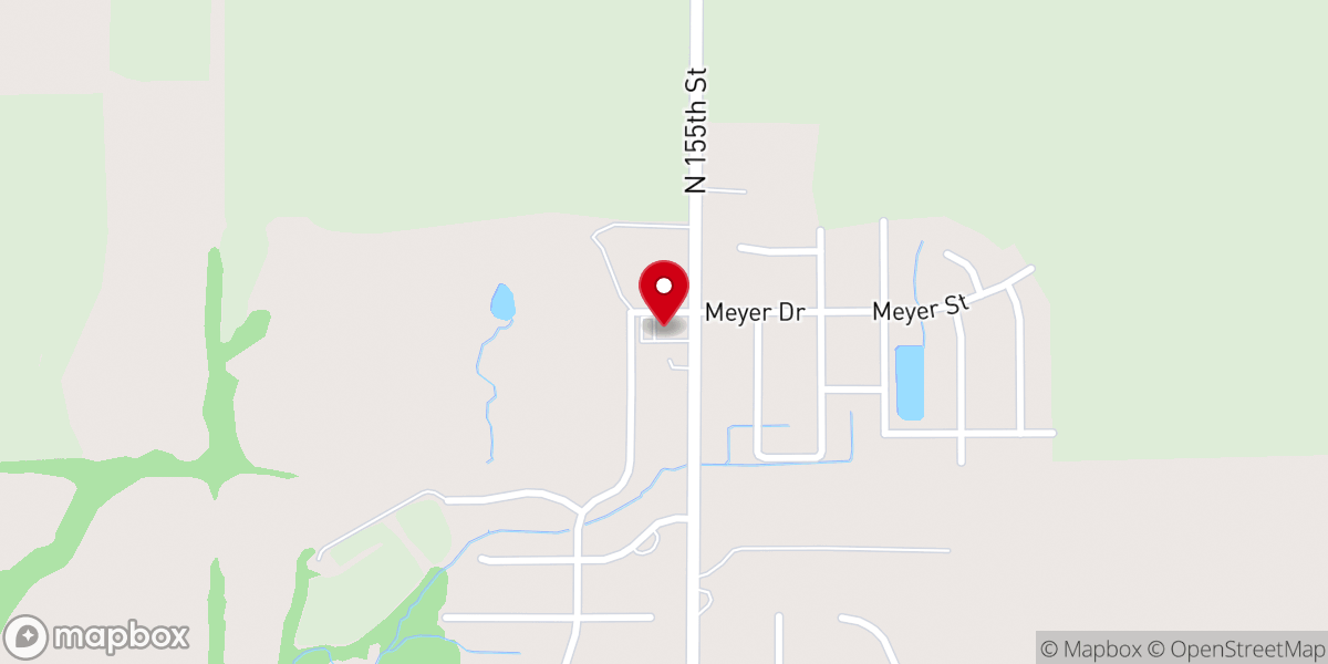 Map showing location of Basehor Baptist Church