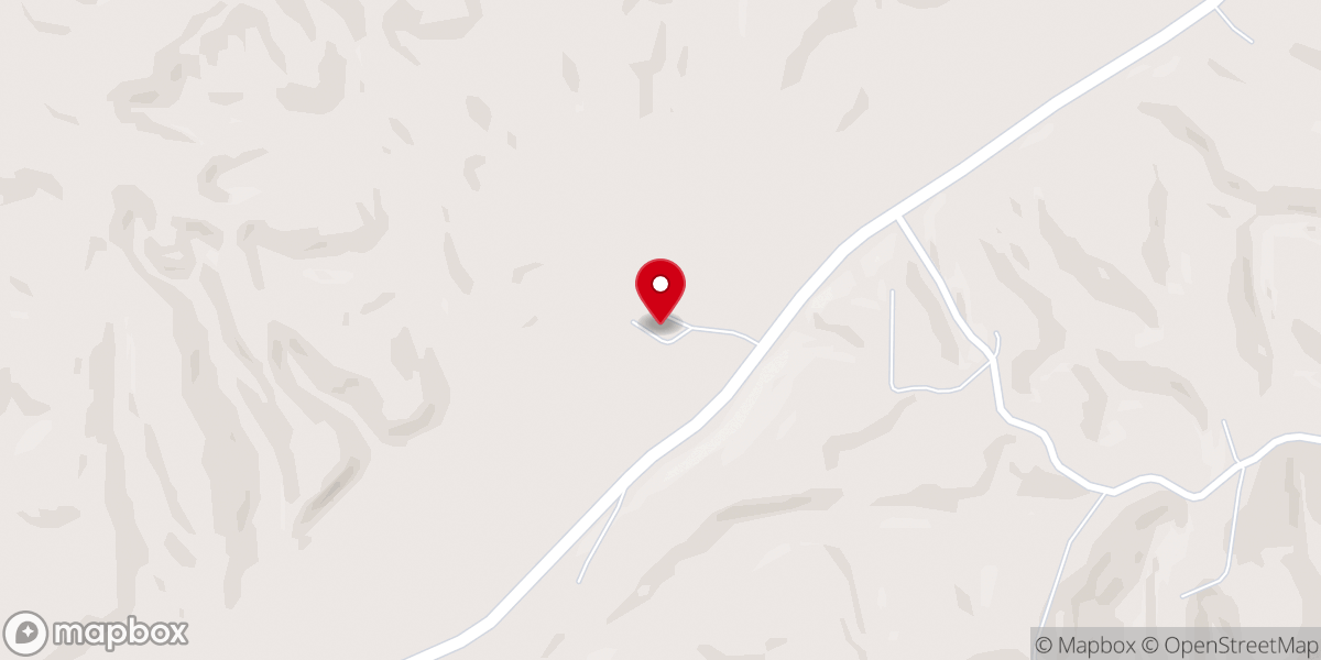 Map showing location of Cartwright B J