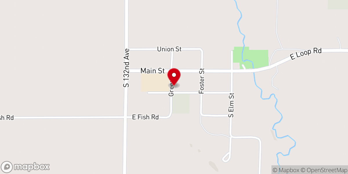 Map showing location of Heritage Bible Church