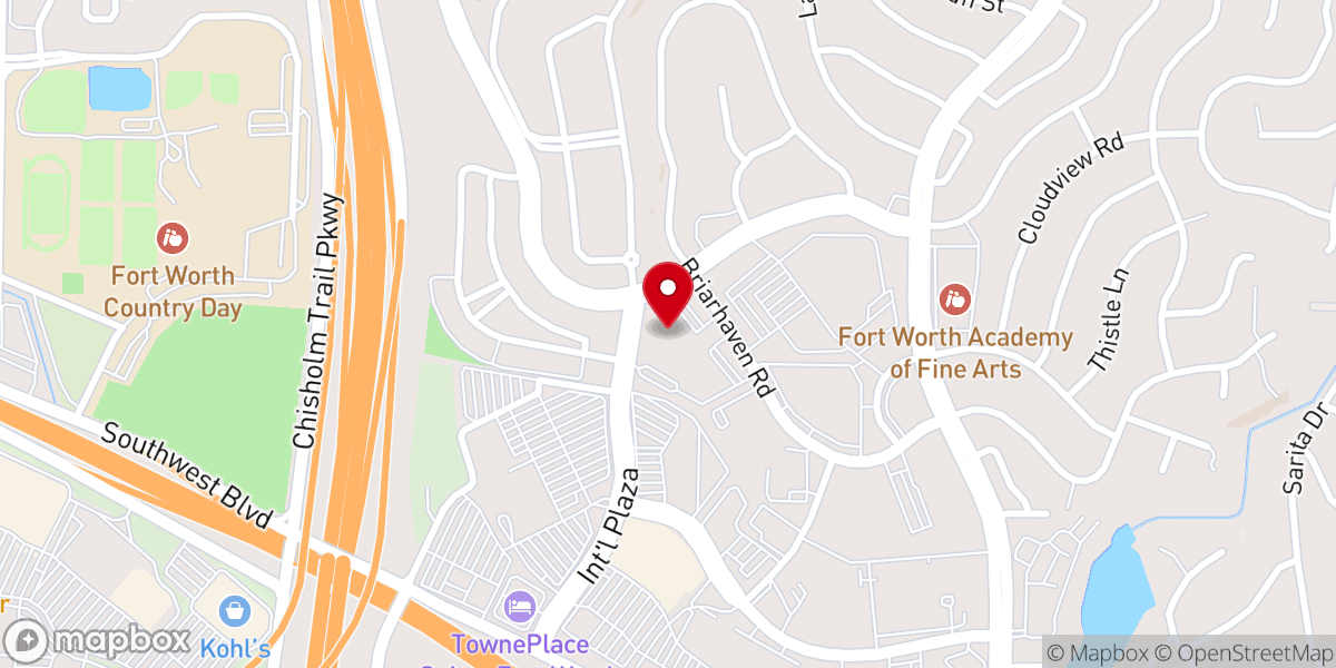 Map showing location of Arborlawn United Methodist Church