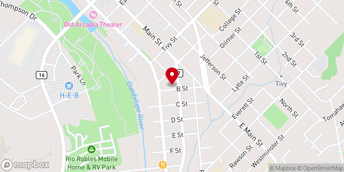 Map showing location of St. Vincent de Paul Society
