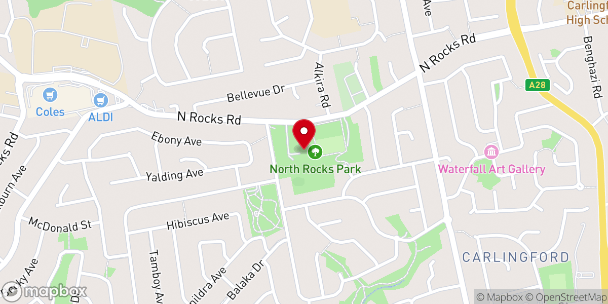 Map showing location of Liberty Baptist Church