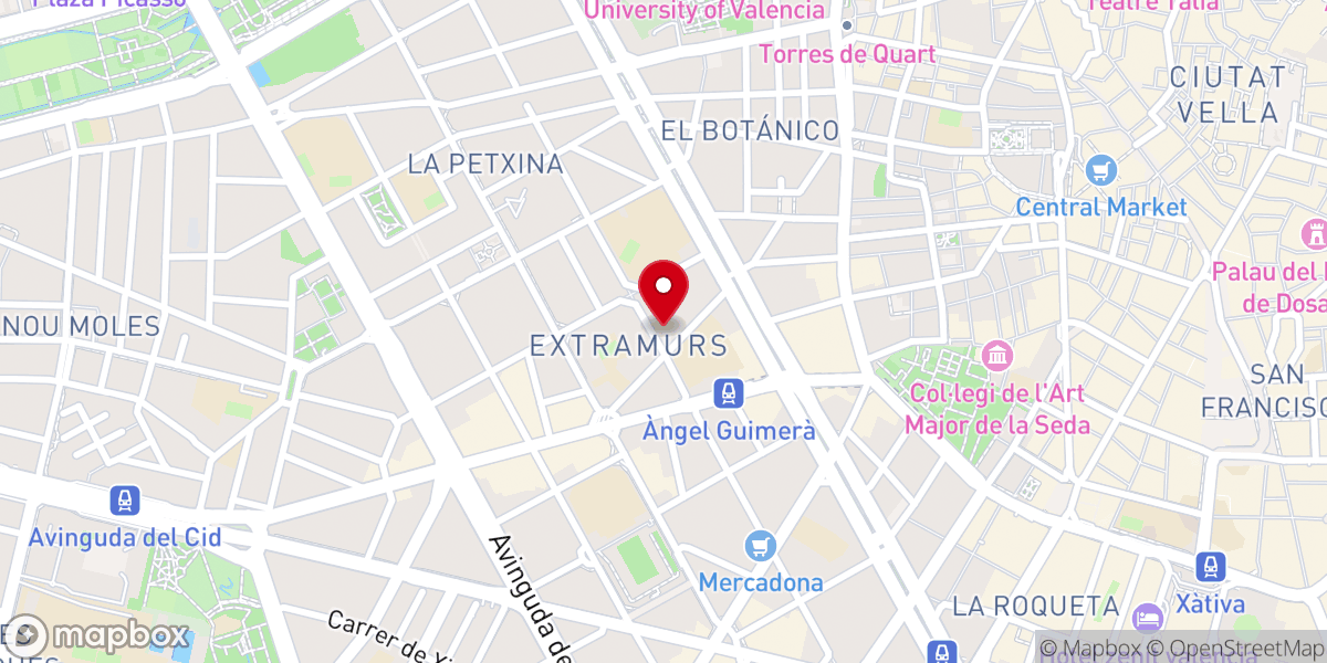 Map showing location of Centro Zen Abhirati