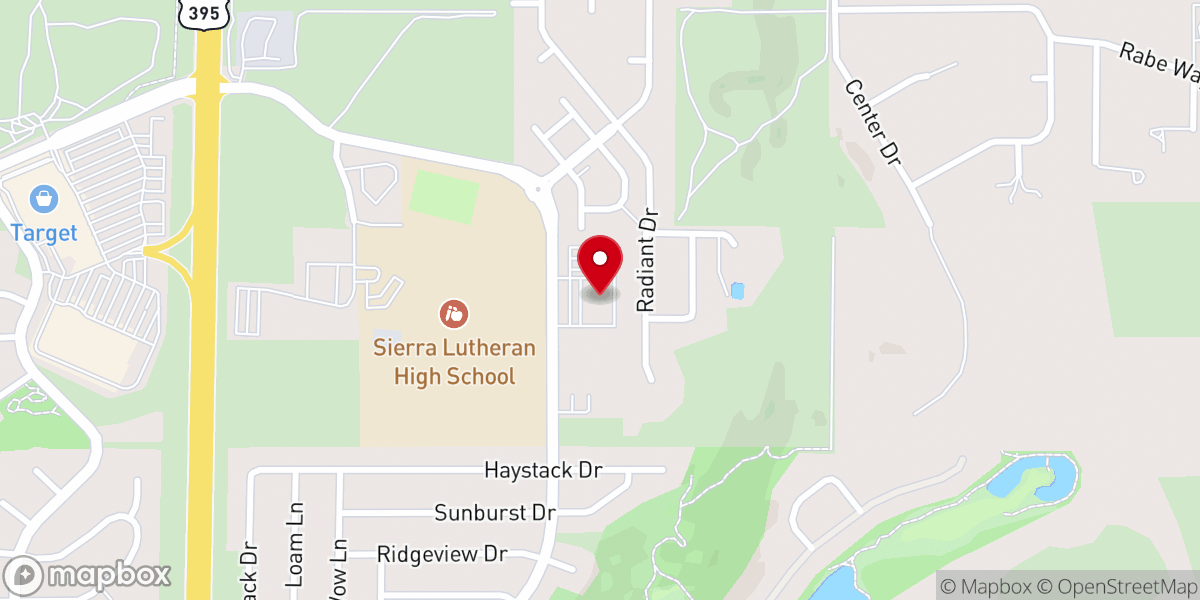 Map showing location of Corpus Christi Catholic Church