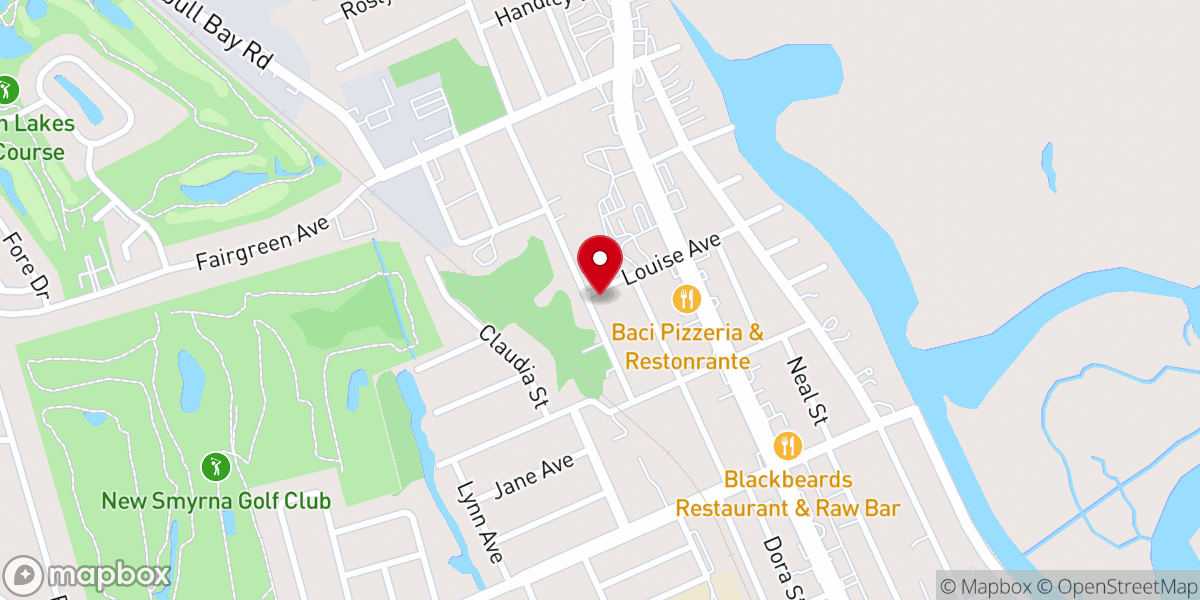 Map showing location of Smyrna Freewill Baptist Church