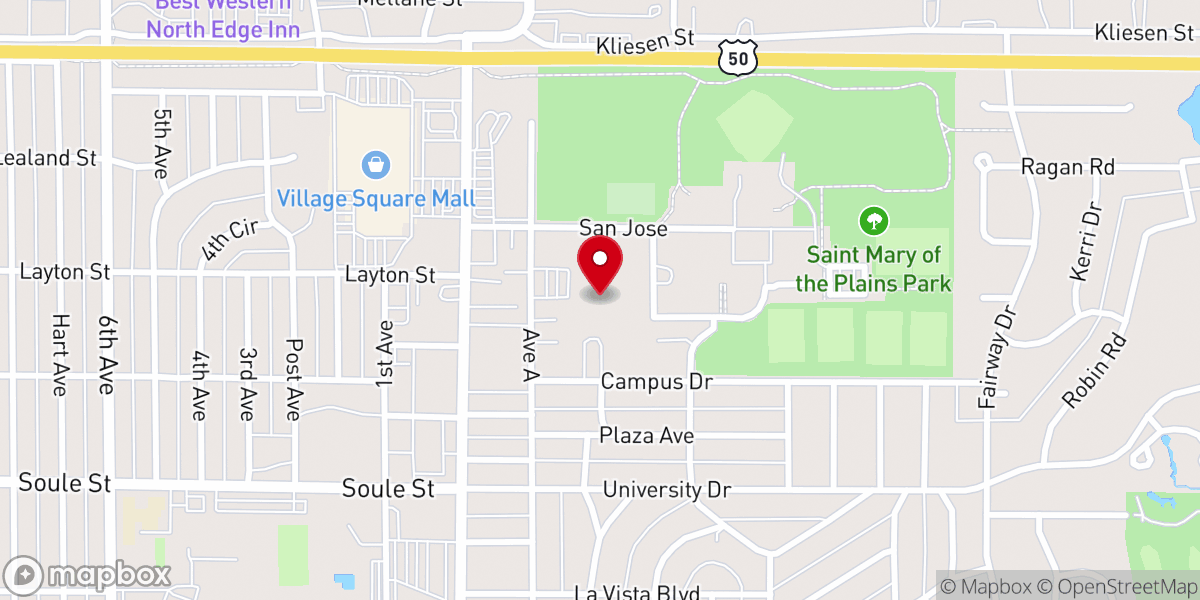 Map showing location of Manor of the Plains