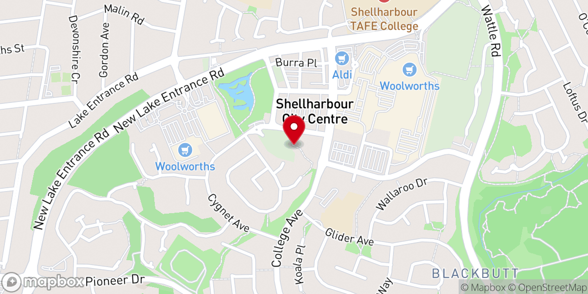 Map showing location of Believe Church Global