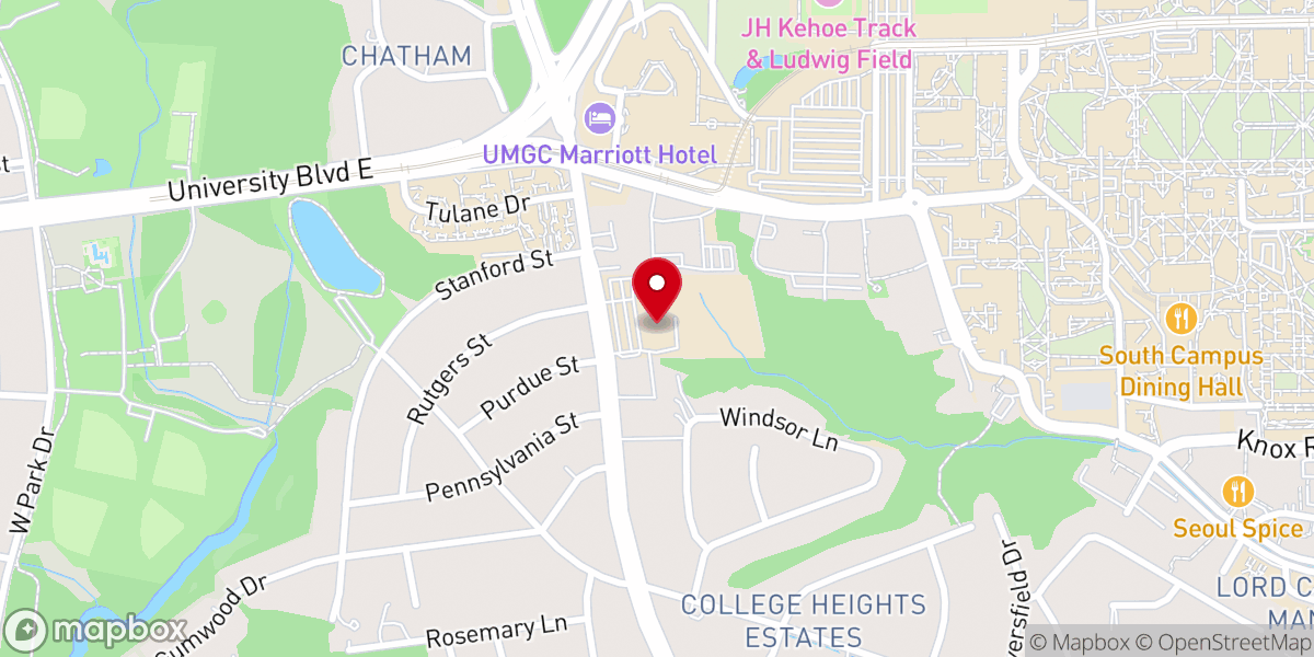 Map showing location of Saint Mark The Evangelist Catholic Church - Food Pantry