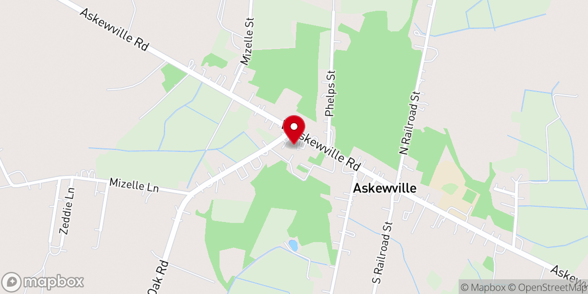 Map showing location of Bethel Assembly Christian Academy