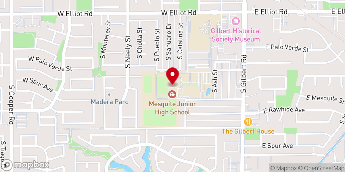 Map showing location of Way Church AZ