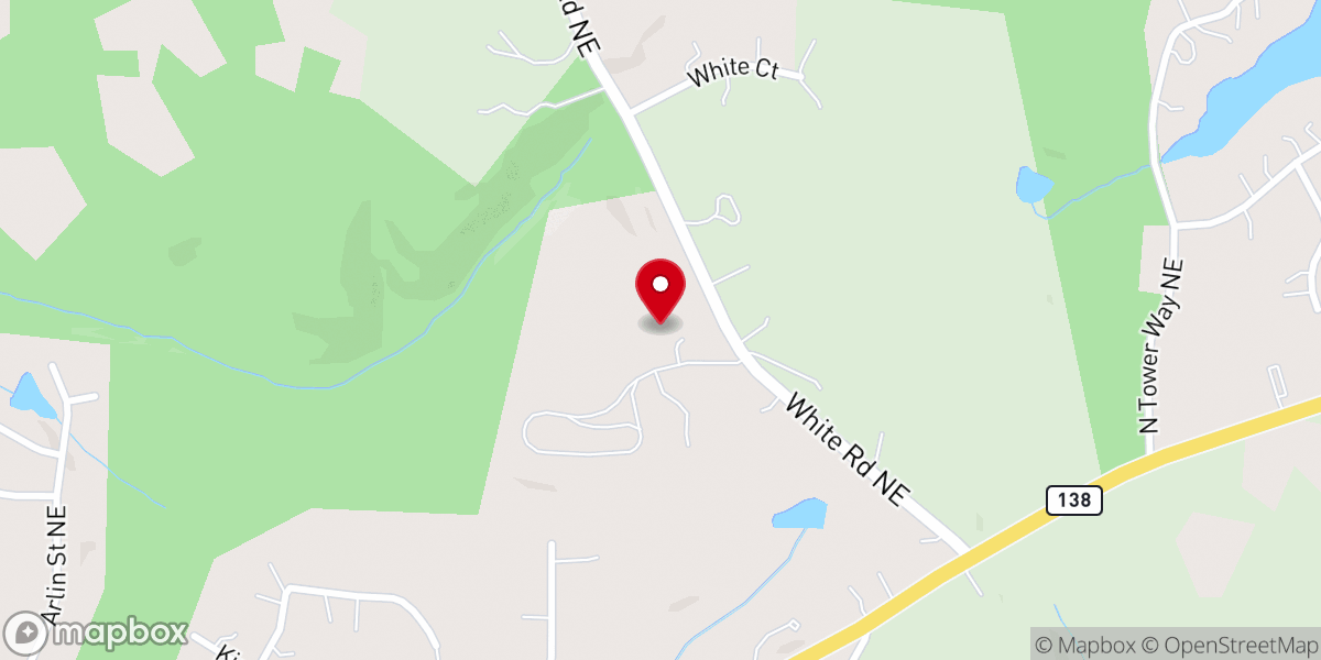 Map showing location of DucMe ConyersGeorgia