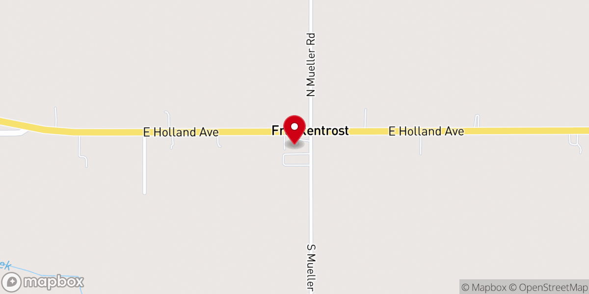 Map showing location of Immanuel Ev Lutheran Church