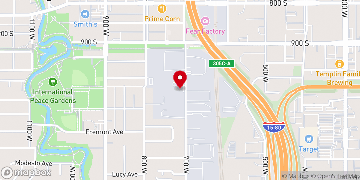 Map showing location of Obra de Salt Lake City