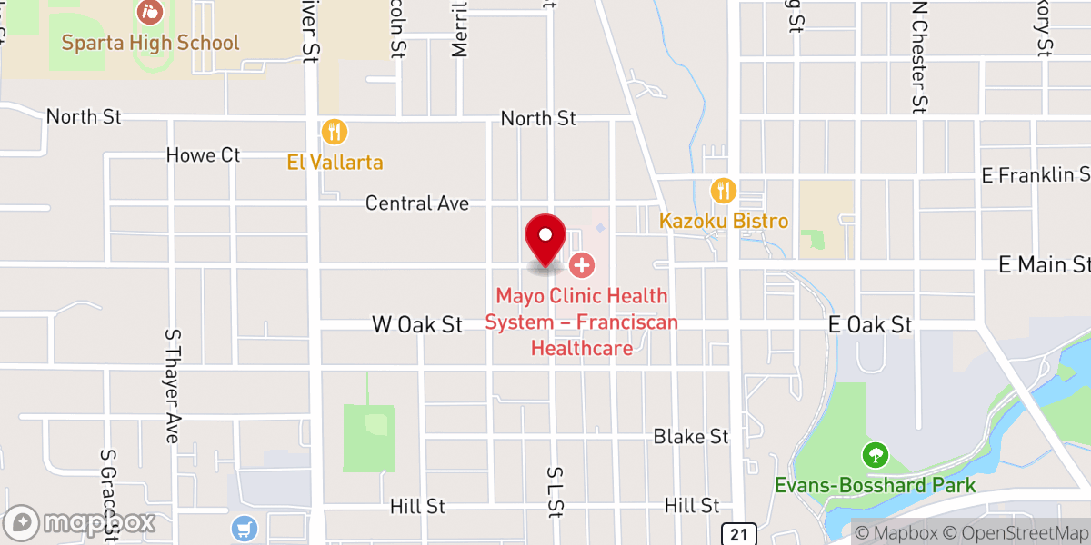 Map showing location of St Patrick's Religious Ed