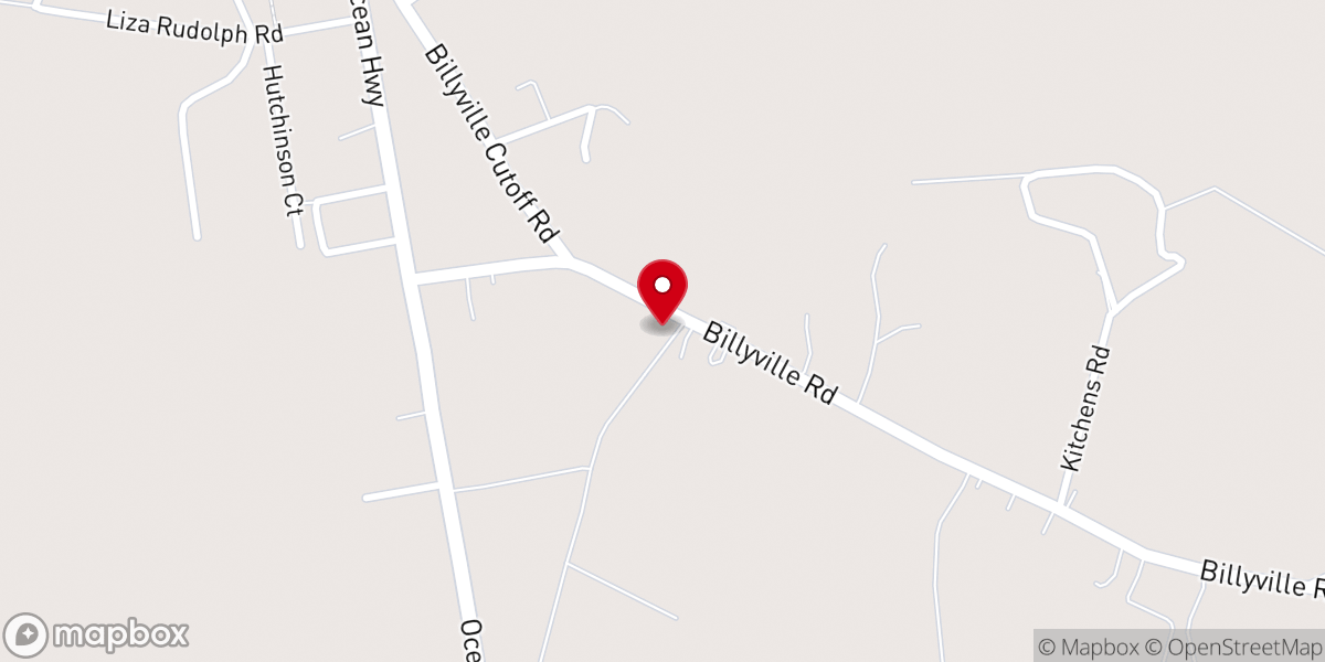 Map showing location of Enterprise Baptist Church
