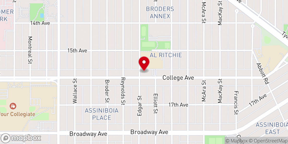 Map showing location of Good Shepherd Catholic Church