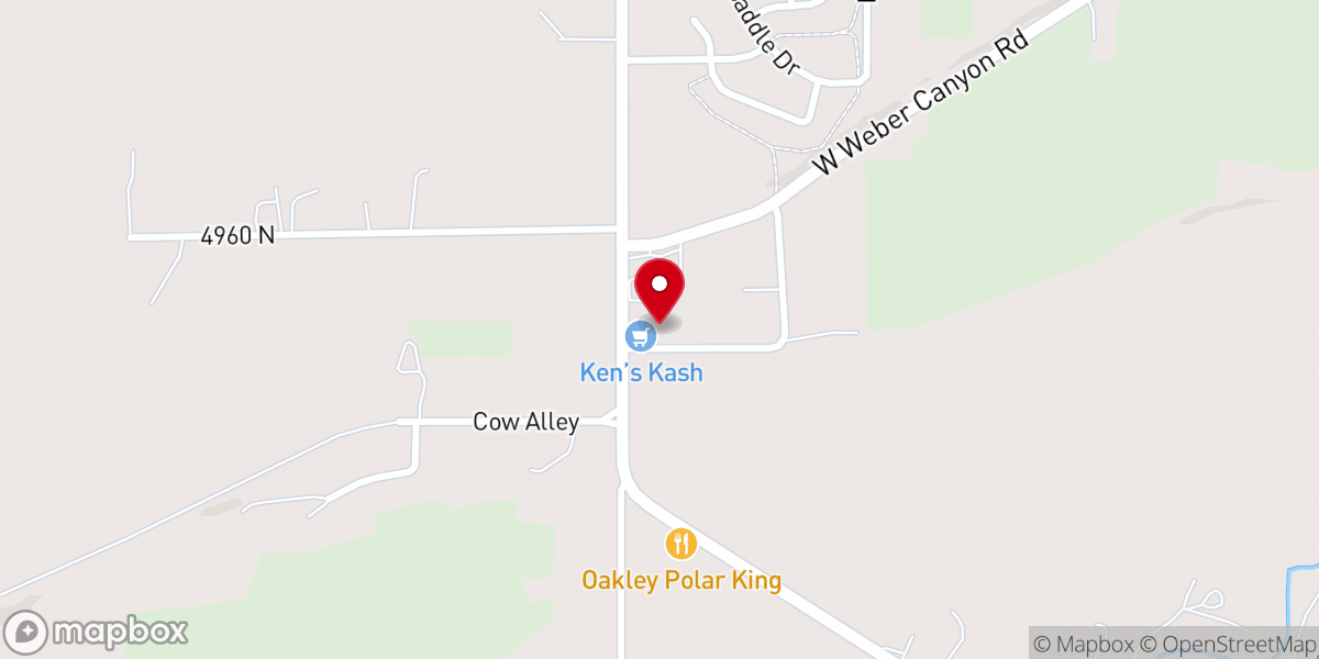 Map showing location of Community Action Services and Food Bank - Oakley Food Pantry
